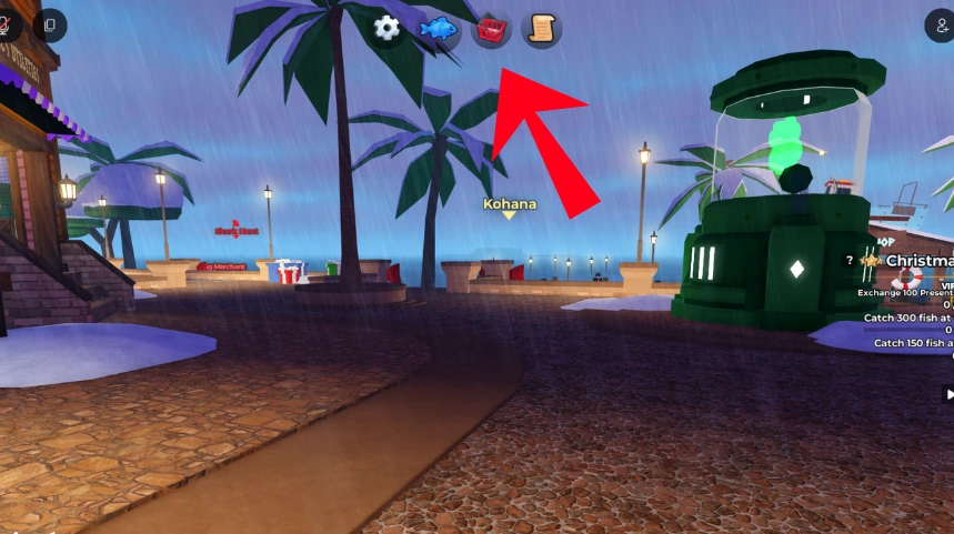 Locating the Store Basket Icon